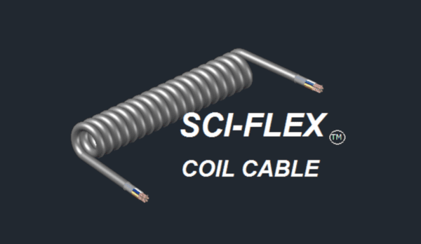 EC2812 - Electronic Coiled Cord 28 Gauge with 12 Conductors - No Shield coil cable.