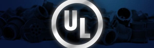 The ul logo on a blue background.