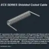 Ecs series shielded coaxial cable.