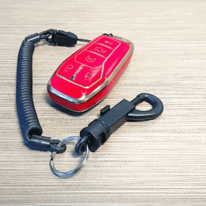 High Performance Military Grade Coiled Lanyard Safety Tether PART NO. CoiledLanyardTether-XX